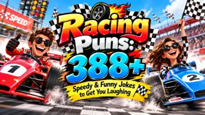 Racing Puns 388+ Speedy & Funny Jokes to Get You Laughing