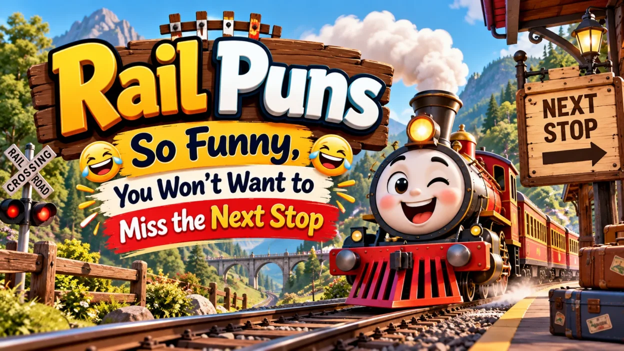 Rail Puns So Funny, You Won’t Want to Miss the Next Stop 🚂😂