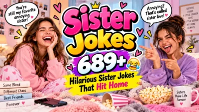 Sister Jokes 689+ Hilarious Sister Jokes That Hit Home 👯‍♀️🤣