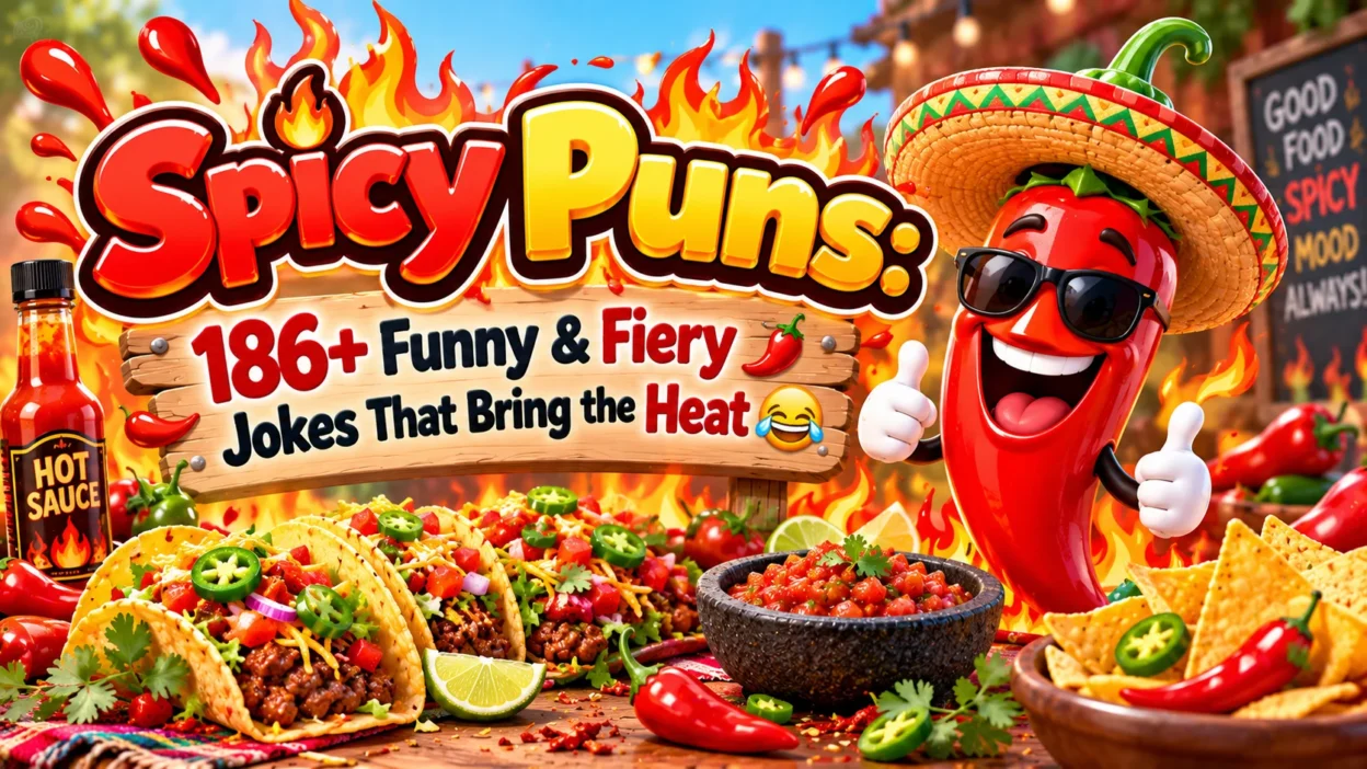 Spicy Puns 186+ Funny & Fiery Jokes That Bring the Heat 🌶️🤣
