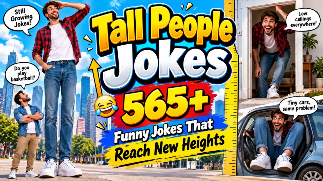 Tall People Jokes 565+ Funny Jokes That Reach New Heights 📏