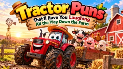 Tractor Puns That’ll Have You Laughing All the Way Down the Farm