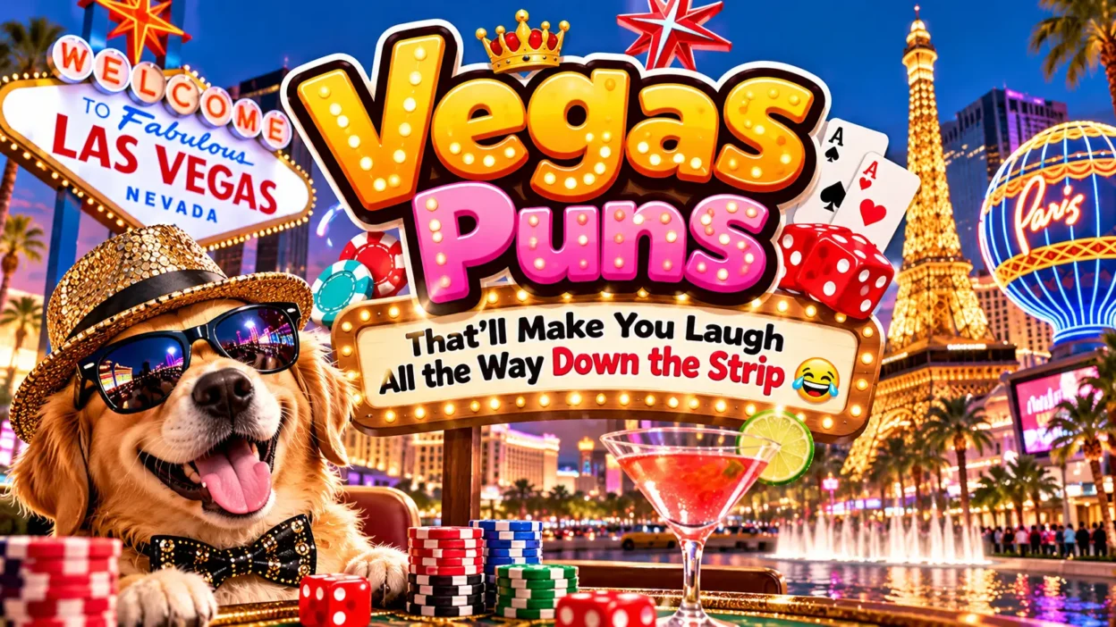 Vegas Puns That’ll Make You Laugh All the Way Down the Strip 😂