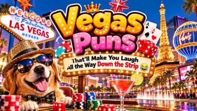 Vegas Puns That’ll Make You Laugh All the Way Down the Strip 😂